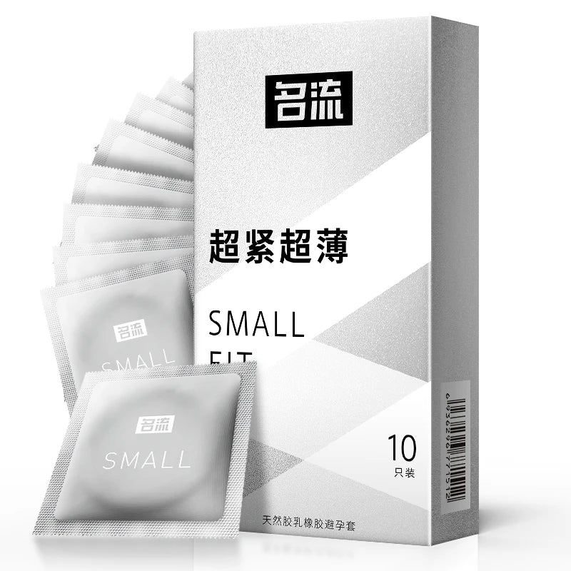 10pcs Small Size Ultra Thin Condoms For Men Long Sex Latex Tight Condom Adult Penis Sleeve Sex Toy Produtcs