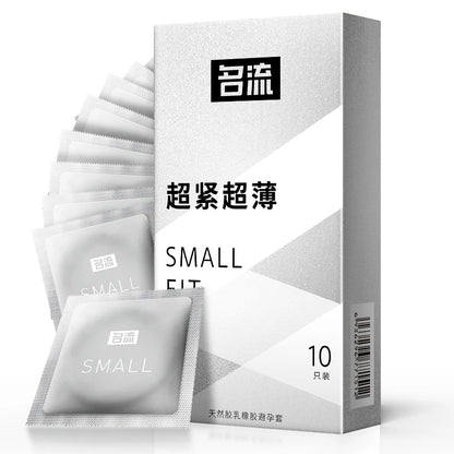 10pcs Small Size Ultra Thin Condoms For Men Long Sex Latex Tight Condom Adult Penis Sleeve Sex Toy Produtcs