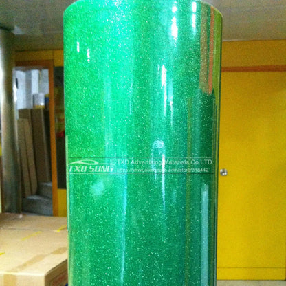 12/30/50/58X100CM/LOT FOR CHOICE Premium Blue High glossy diamond vinyl wrap film with air free bubble