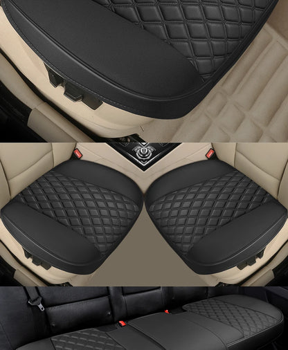 Four Seasons Universal Car Seat Cover Luxury PU Leather Car Seat-cover Cushion Protector Mat For Most Car Sedan SUV&Hatchback