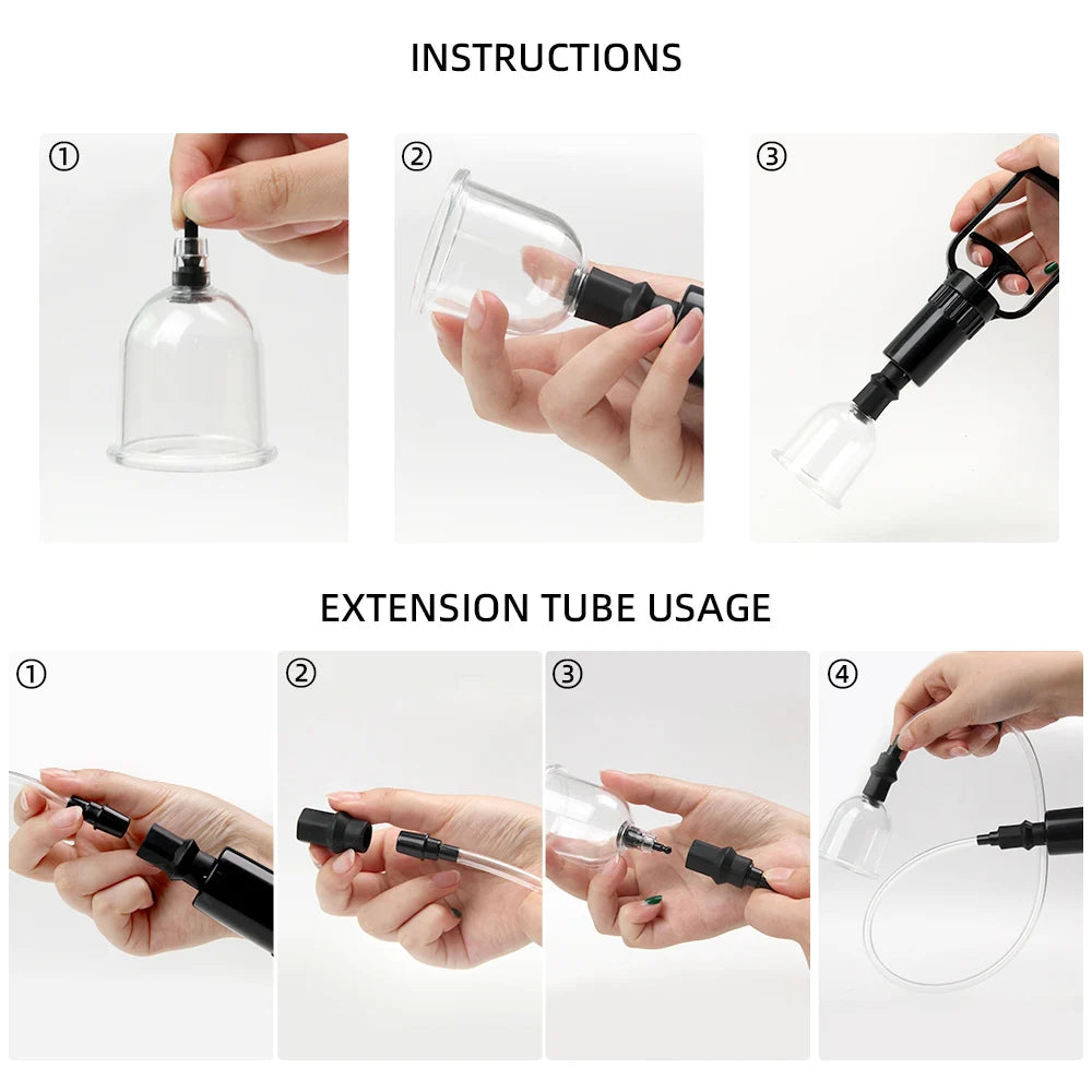 Female Breast Sucker Pussy Pump Enlarger Clitoris Clit Stimulator Nipple Vacuum Pump Adult Sex Toys For Women Nipple Clamps