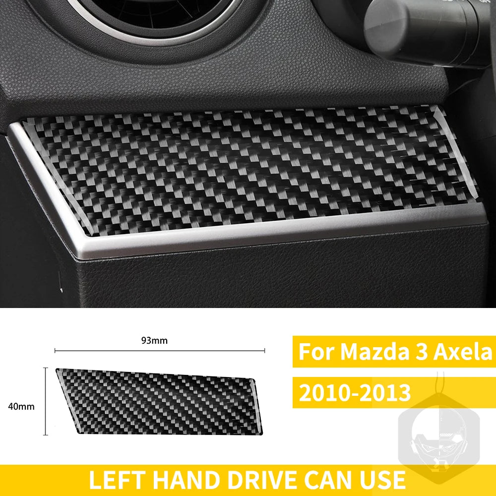 Whole Interior Stickers For Mazda 3 Axela 2010-2013 Carbon Fiber Car Accessories Dash Trim Gear Shift Console Cover Molding