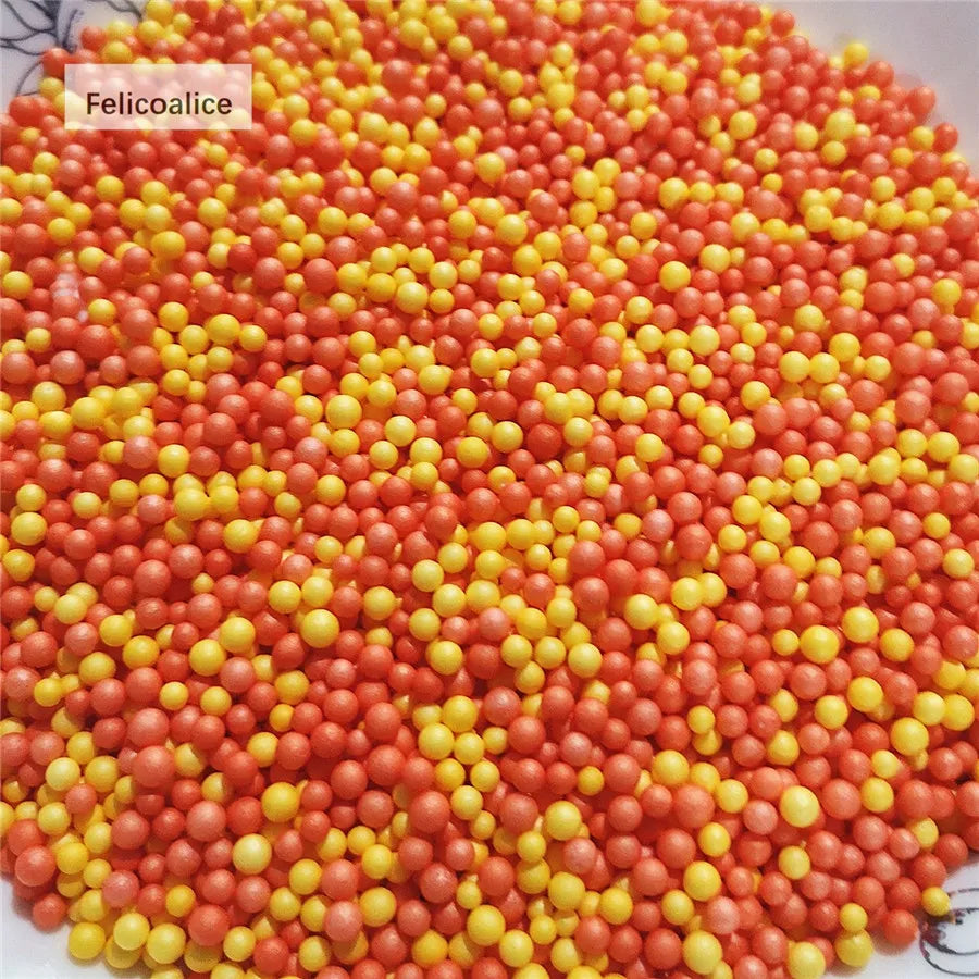 12L DIY Snow Mud Particles Accessories Slime Balls Small Tiny Foam Beads For Floam Filler For DIY Supplies 2-4mm