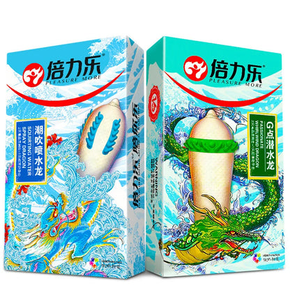 Ribbed Condoms for Men Dotted Spike G-spot Vaginal Stimulation Cock Condom Contraception Sensitive Penis Sleeve Adult Sex Toys
