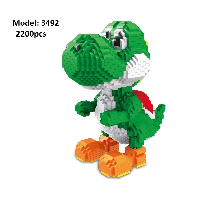 ZMS Mini Blocks Cartoon Building Toy Anime Bricks Educational Brinquedos for Kids Gift Children Christmas Present 3492