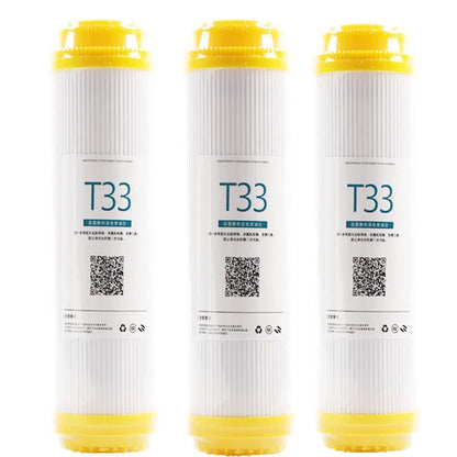 YenvQee 10inch Universal Carbon Cartridge CTO Water Filter Replacement Remove The Cholorine Water Purifier Accessories
