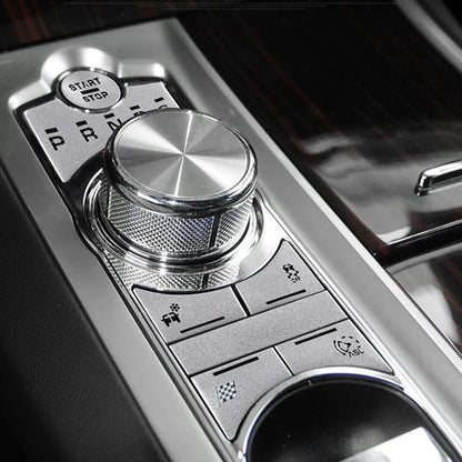 For Jaguar XF 2012-2015 Aluminum Alloy Car Central Control Gear Shift Panel Buttons Covers Stickers Trim Interior Accessories