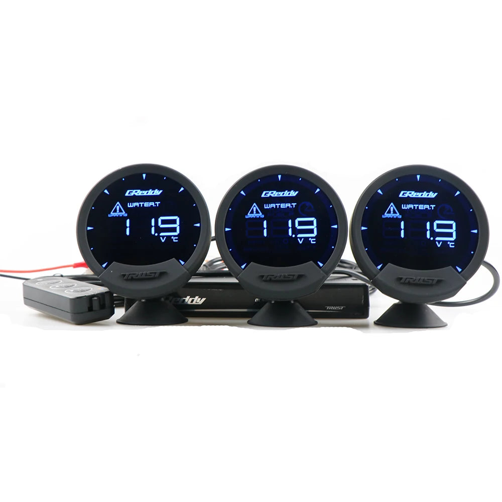 Greddi Sirius 7 Colors LCD Head Up Display Boost Water&Oil Temp Oil Press RPM Fuel Pressure Air-fuel ratio EGT Gauge  ﻿