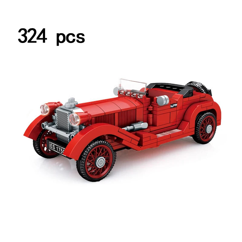City Technique Speed Racing Car old Classic Sport Model Building Brick Super Racer Great Rally Vehicles Block Christmas gift Toy