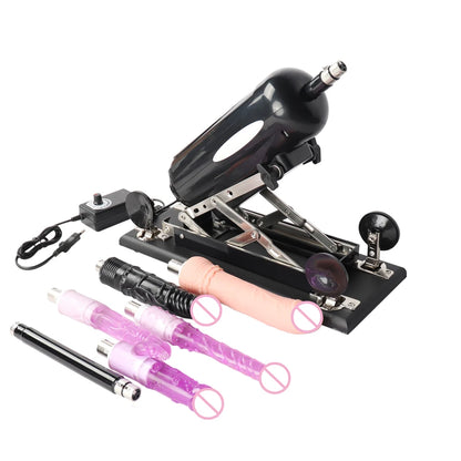 Automatic Telescopic Sex Machine Thrust Dildo Machine with Big Dildo for Men and Women Masturbation Sex Toys