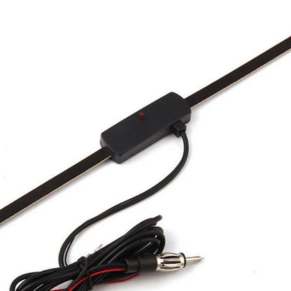 Car Electronic Radio Aerial Windshield AM FM Radio Antenna Signal Amplifier Booster 12V Universal Antena Booster 1pcs