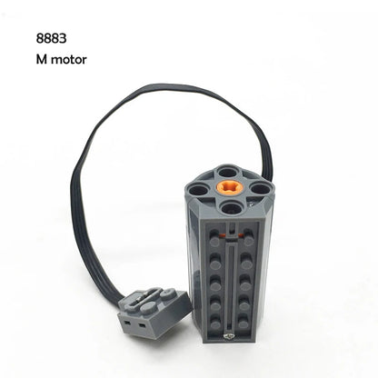 Power Functions Technical Parts Building Blocks Moc Motor PF Model Technik Servo RC Car Train Construction Bricks 8882 8883 4 5