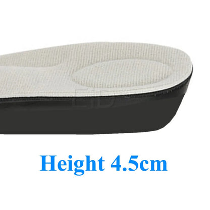 EiD Increased movement insole invisible height insoles breathable arch male and female pu insole increased 1.5/2.5/3.5/4.5 cm