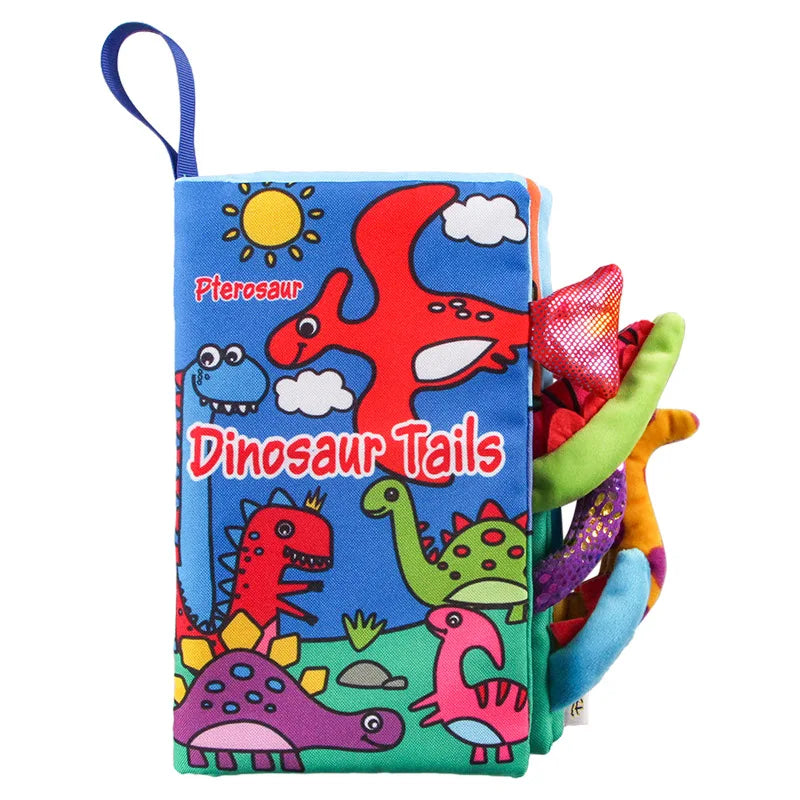 Newborn Sensory Toys For Babies Educational Baby Book Crib Toys Black White Baby Toys Animal Cloth Book Baby Toys 0 12 Months