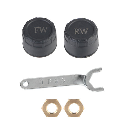 2/4PCS TPMS Sensors Bluetooth 4.0/5.0 APP Display Car TPMS Tire Pressure Monitoring System Motorcycle TPMS Tyre Tester Alarm Set