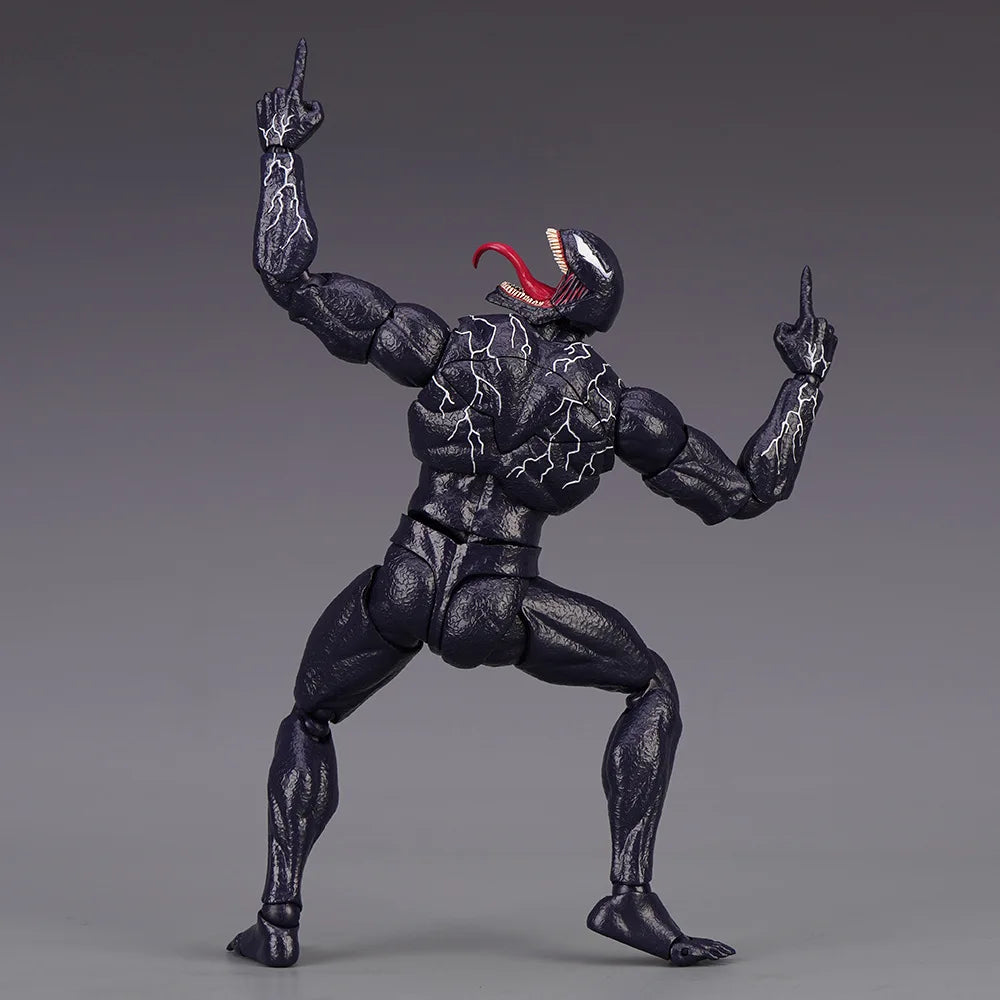 AMAZING YAMAGUCHI Venom Carnage Spider Man legends Action Figure Joint Movable Face Statue Model Doll Collectible kids for Toy
