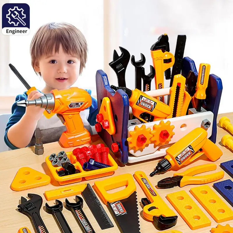 Kids Repair Tool Kit Toys Play House Screw Disassemble Pretend Play Screwdriver Handmade Educational Children Toys for Boys Gift