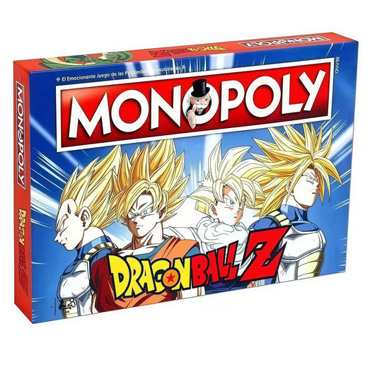 Hasbro Monopoly Dragon Ball Z Edition Board GameCollectible Z Fighter Tokens & Zeni Currency | Family Party Game for 2-6 Players
