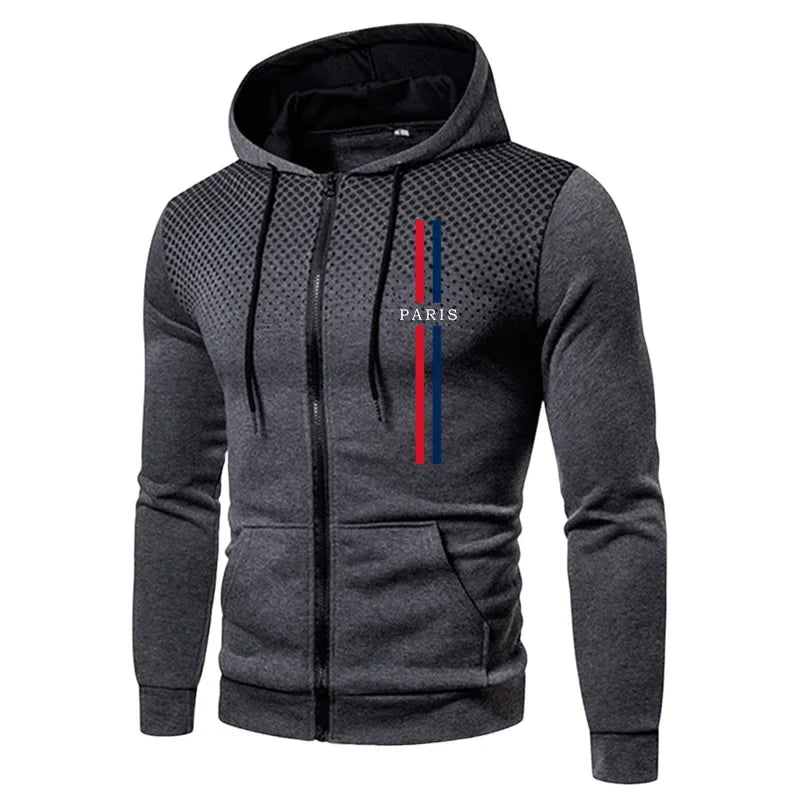 Men's Sports Set Zipper Hoodie + Pants 2piece Set Autumn Winter Daily Casual Training Jogging Suit Male Outdoor Fashion Outfits
