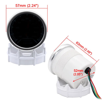 Car Gauge 52MM Water Temp Oil Temp Oil Press Voltmeter Vacuum Tachometer RPM Boost Gauge Air Fuel Ratio EGT Gauge for 12V Car