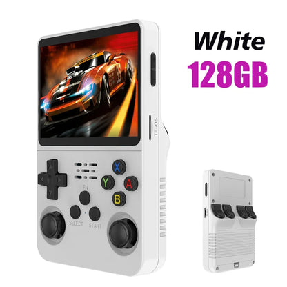 Open Source R36S Retro Handheld Video Game Console Linux System 3.5 Inch IPS Screen Portable Pocket Video Player 64GB Games Gift