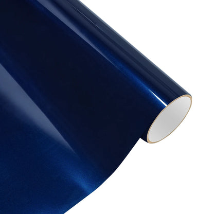 Premium PET Tanzanite Blue Metallic Vinyl Wrap Film for Cars Motorcycles Full or Partial Body UV-Resistant Removable Accessories
