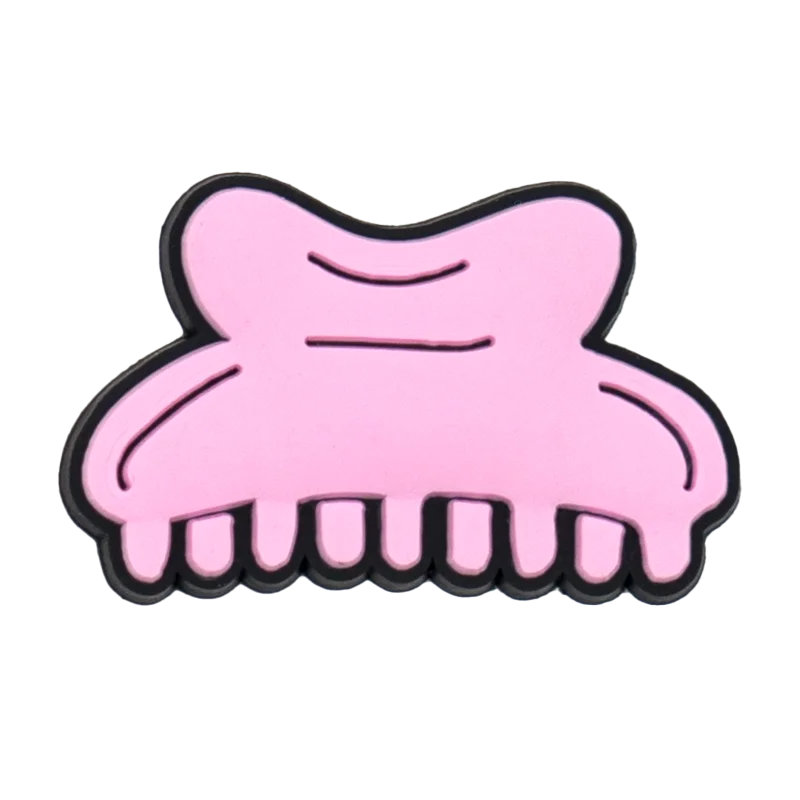 1/50PCS Pink Style Alphabet Women Shoe Charms Accessories Pins for Clog Fashion Women Shoe Buckle Decorations Tote Bag Pendant