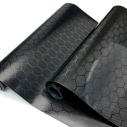 Car Adhesive Vinyl Honeycomb Auto Decal Wrap Film Waterproof Car Stickers Console Computer Laptop Helmets Skin Auto Accessories