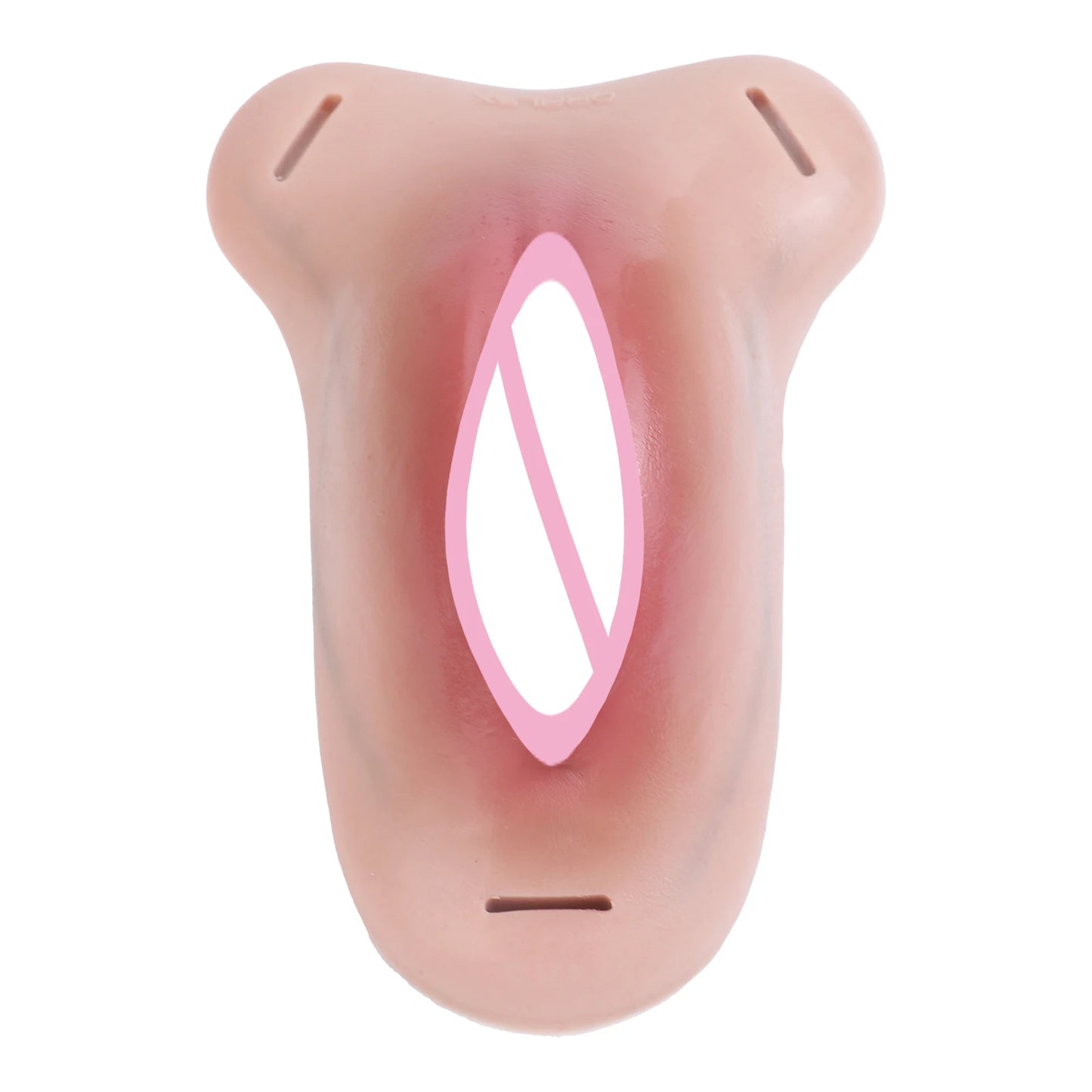 ANOSX Multi-functional Vagina Pad Silicone Chastity Cage Imitation Clitoral Pants Penis Sleeve With Urethra Hole Sex Toy For Men