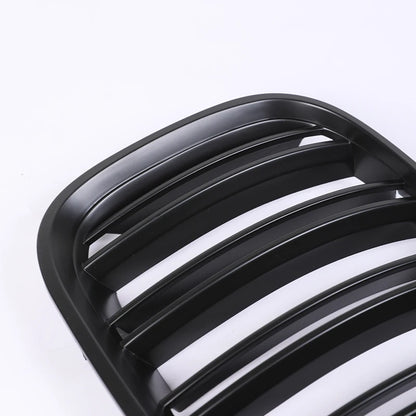 Front Bumper Kindey Grille Carbon M Style For BMW X5 E53 Facelift 2004 2005 2006 X5M Exterior Parts Grills Cover Car Accessories
