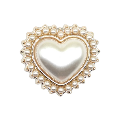 1/29PCS Acrylic Shoe Charms Golden Flower Heart Luxury Jewelry Shoe Accessories Fashion Women Shoe Decoration for Clog Sandal