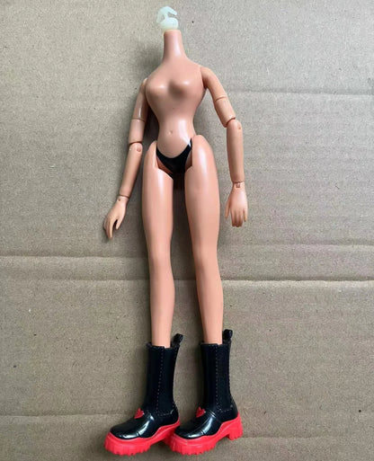 2001 Version Rare Face Doll Heads Classic Bratss White Brown Skin Colorful Hair Girl Boy Doll Parts for Collectors