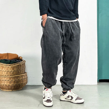 Korean Streetwear High Quality Sweatpants Men Clothing Vintage Jogging Pants Harajuku Sport Joggers Casual Running Trousers Male