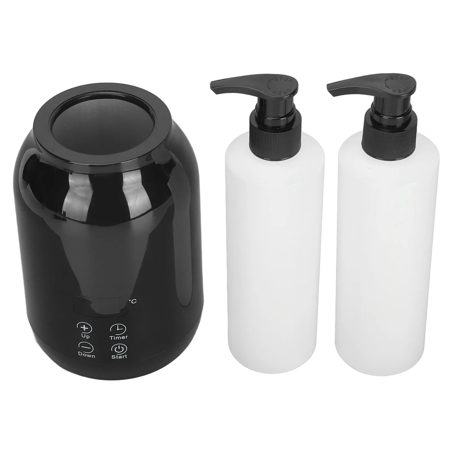 Essential Oil Heater LED Display Temperature Adjust Single Massage Oil Bottle Warmer Massage Oil Heater