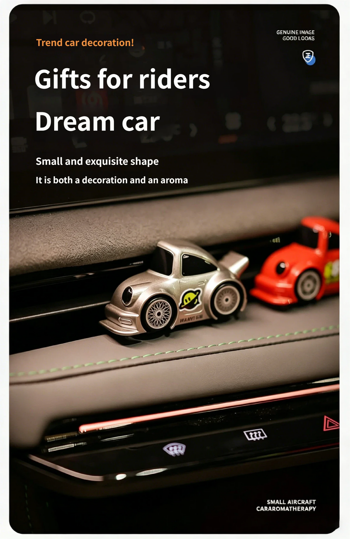 Car DIY Aromatherapy Ornaments Car Air Outlet Decoration Special Gift Car Interior Decoration Advanced Sense Car Model Decor
