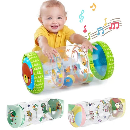 Inflatable Baby Crawling Roller Toy Rattles Games for Babies Development 6 12 Months Baby Crawling toy Fitness Educational Toys