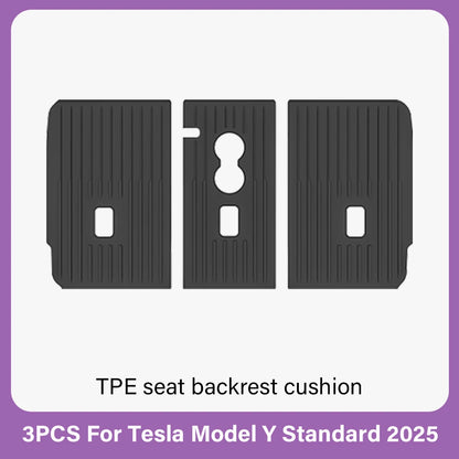TPE Car Floor Mats for New Tesla Model Y Standard 2025+ Waterproof Cargo Liner Non-Slip Trunk Mats Foot Pads Luggage Mat ModelY