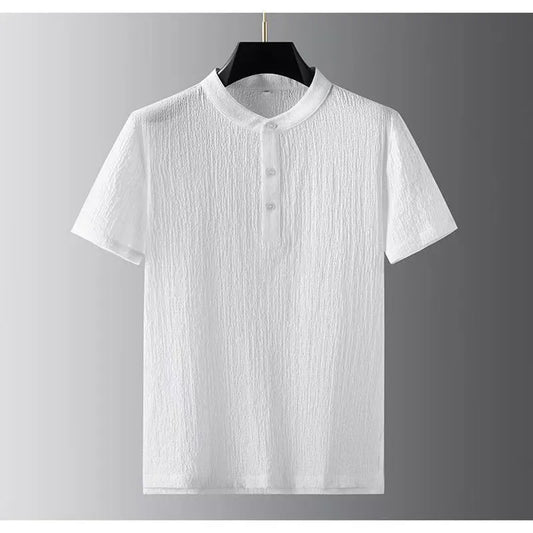 Men's sets (Shirt + trousers) 2026 summer new style fashion men shirt short sleeve shirt High quality shirts male Two Piece