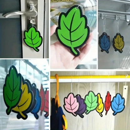6/12/18/24/48/60pcs Leaf Shape Car Air Freshener Natural Tea Paper Auto Hanging Vanilla Perfume Fragrance Accessories Interior