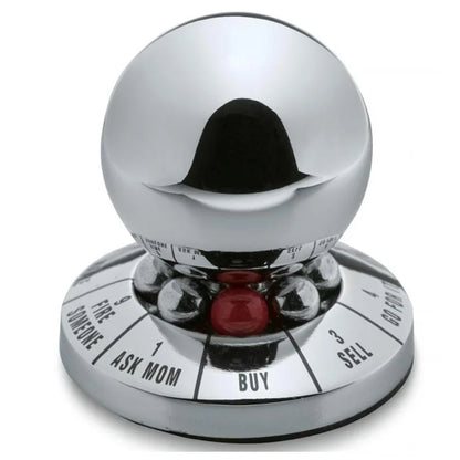Fate Prophecy Lucky Decision Ball Metal Desktop Fidget Toy Finger Rotator Stress Relief Home Office Decor Gift for Adults