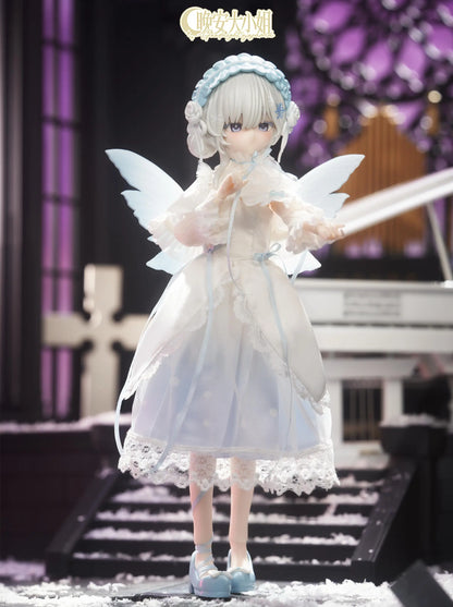 Genuine Goodnight Ojou Sama Snow Deep Winter Series Special Edition 1/6 Action Figure Bjd Blind Box Model Ornament Collect Gift
