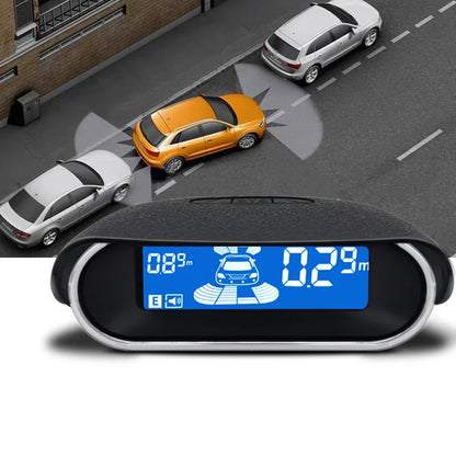 QXNY Auto Rear Parking Sensors Kit Parktronic Reverse Backup Radar 4/6/8 Front and Rear Assist  Car Monitor Detector System