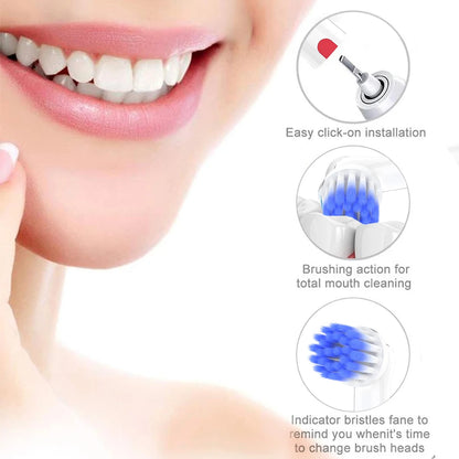 4/12/20 Count Extra Soft Replacement Brush Heads Compatible with Oral B Electric Toothbrush, Toothbrush Head for 1000/500/100