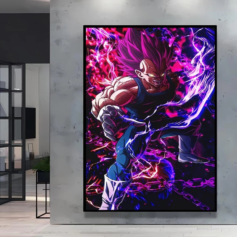 Canvas Posters Dragon Ball Goku Picture Children Gifts Home Decoration Waterproof Comics Pictures High Quality Wall Art Classic