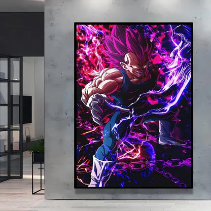 Canvas Posters Dragon Ball Goku Picture Children Gifts Home Decoration Waterproof Comics Pictures High Quality Wall Art Classic