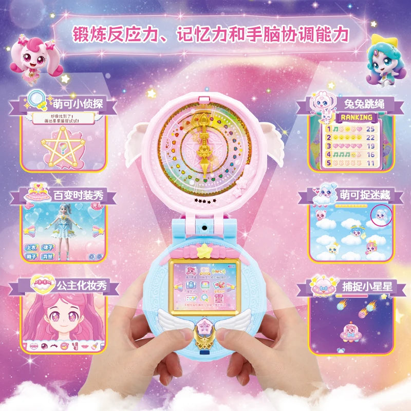 Hot Catch Teenieping Anime Figure Shining Meteor Season 6 Chinese Version 7 Toy Set Girl Sweetheart Doll Figurine Collection Toy