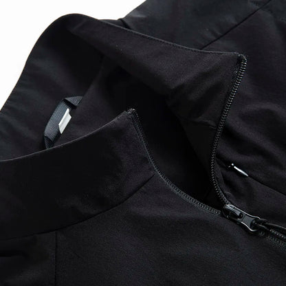New Spring Autumn Men'S Outdoor Vest Middle-Aged And Elderly Casual Loose And Fashion Versatile Stand Up Collar Sleeveless Coat