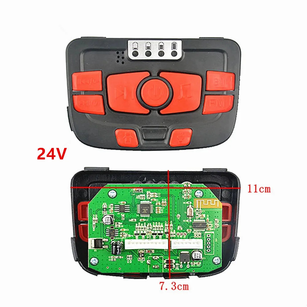 Multi-functional children ride-on electric vehicle controller 12V, JR1844N central controller for baby car