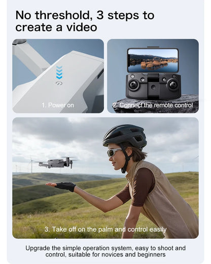 NEW Aeri100 VR Drone 1:1 Scale Aerodynamic Design 8K 1080P HD Camera Remote Control Brushless 360° Obstacle Avoidance Flying Toy