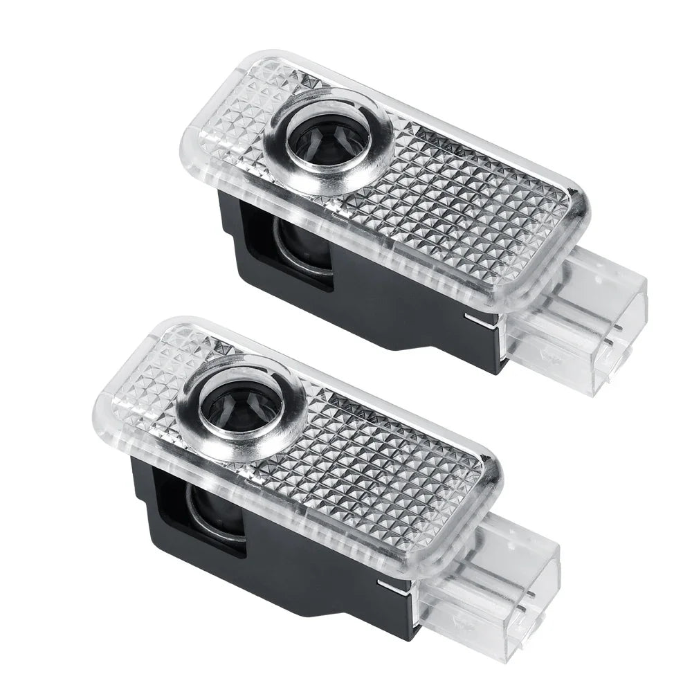 2Pcs HD Car Door Car sticker Lamp Car Door Welcome Light For Audi Sline Q3 A5 A7 A3 Q5 Q7 A4L RS Quattro S3 S4 S6 S5 S7 S8